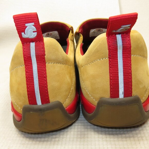 Jackie Chan Boat Loafers Soft Leather Tan Mens Size 9.5 FE4A83001045 READ - Picture 5 of 15